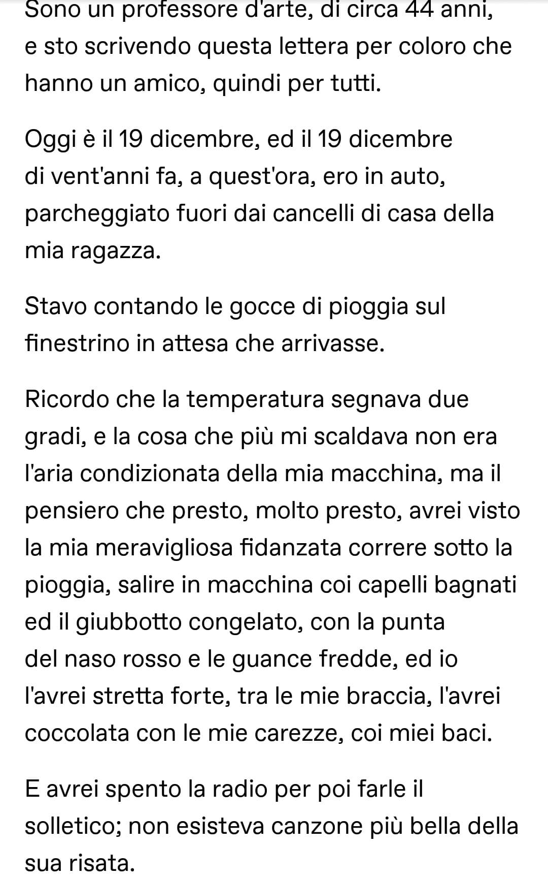 Dato che non ho niente da fare nella mia inutile vita pubblico questa "storia" triste per far deprimere gli utenti di insegreto. 