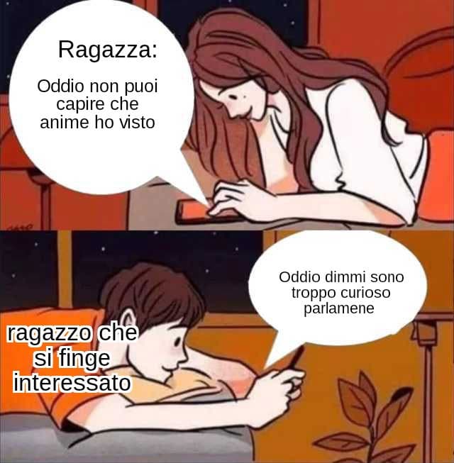 io con la ragazza che mi piace: