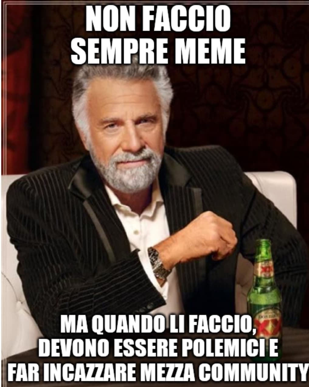 C'è un po' di autoanalisi in questo meme