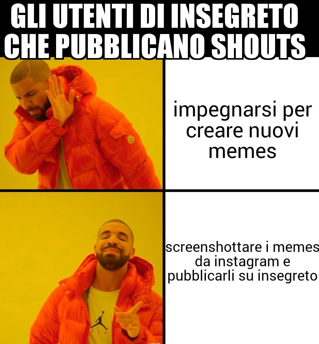 Se li prendete da instagram non vale!