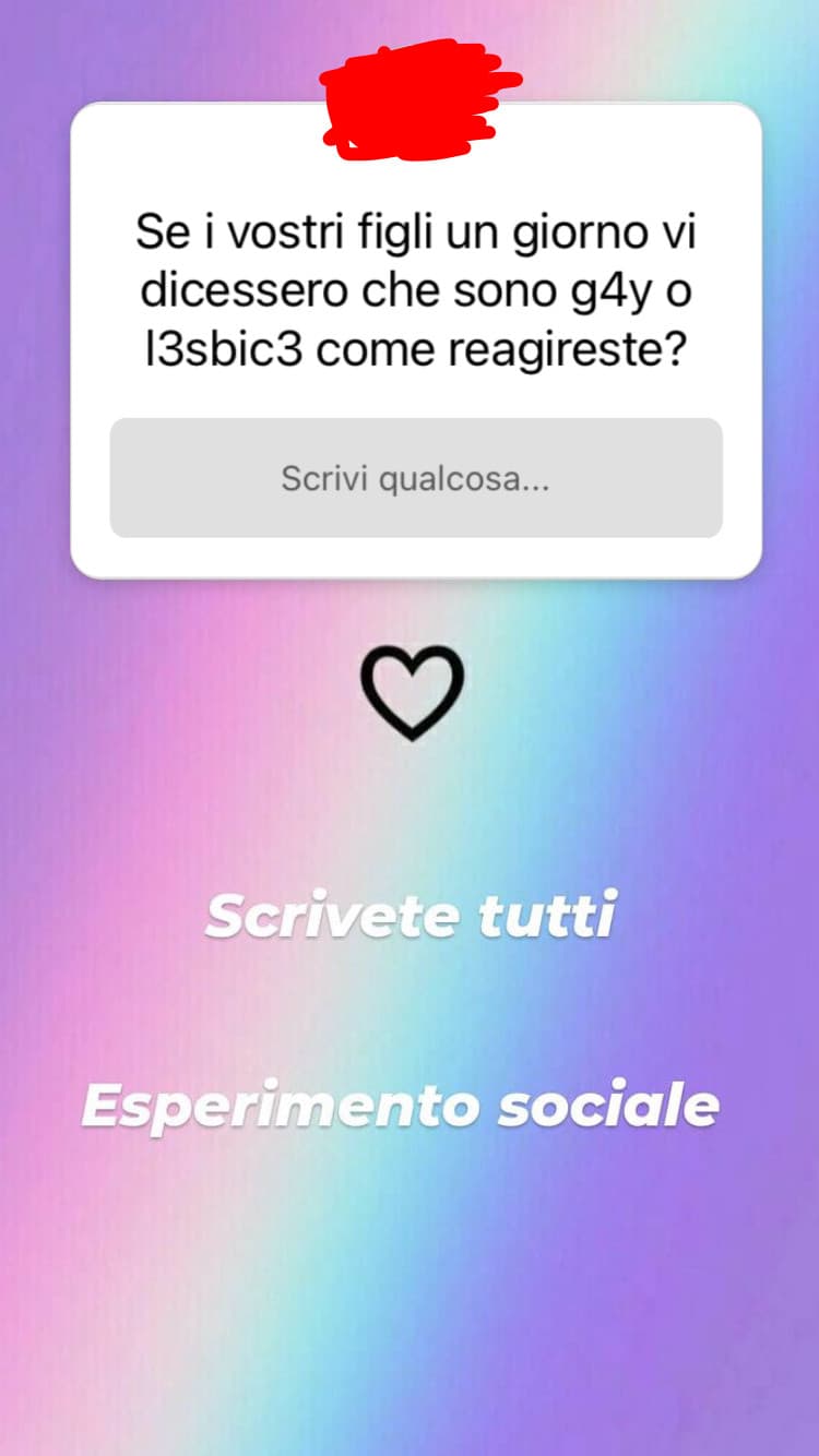 Una mia excompagna di classe qualche giorno fa ha messo questa storia