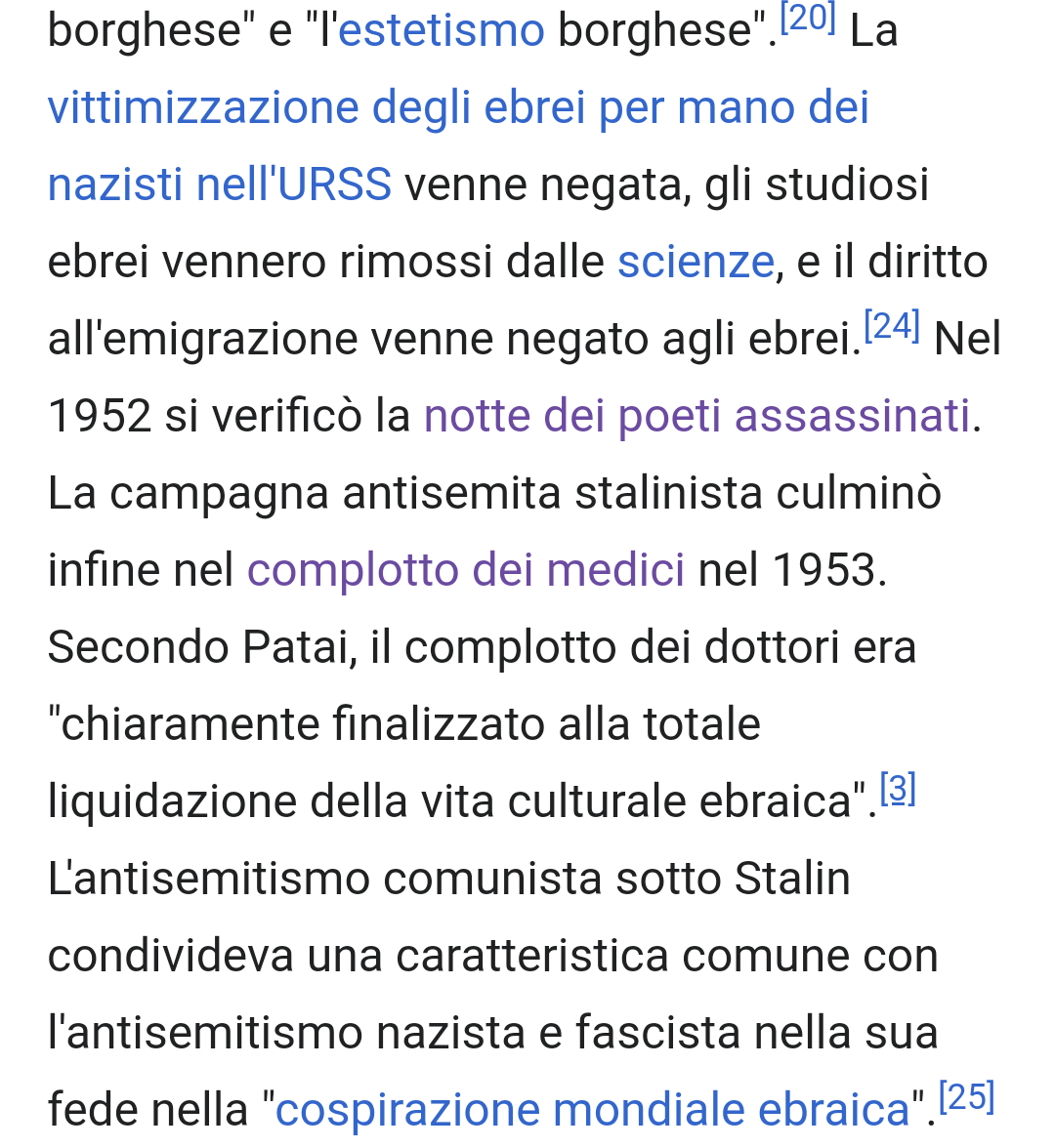 E concludiamo oggi le letture sull'antisemitismo