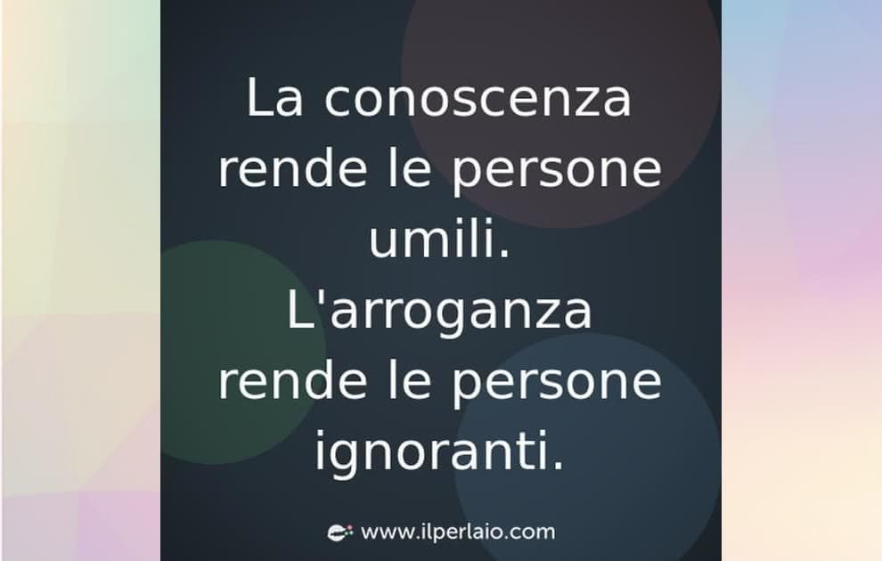 Le persone arroganti 