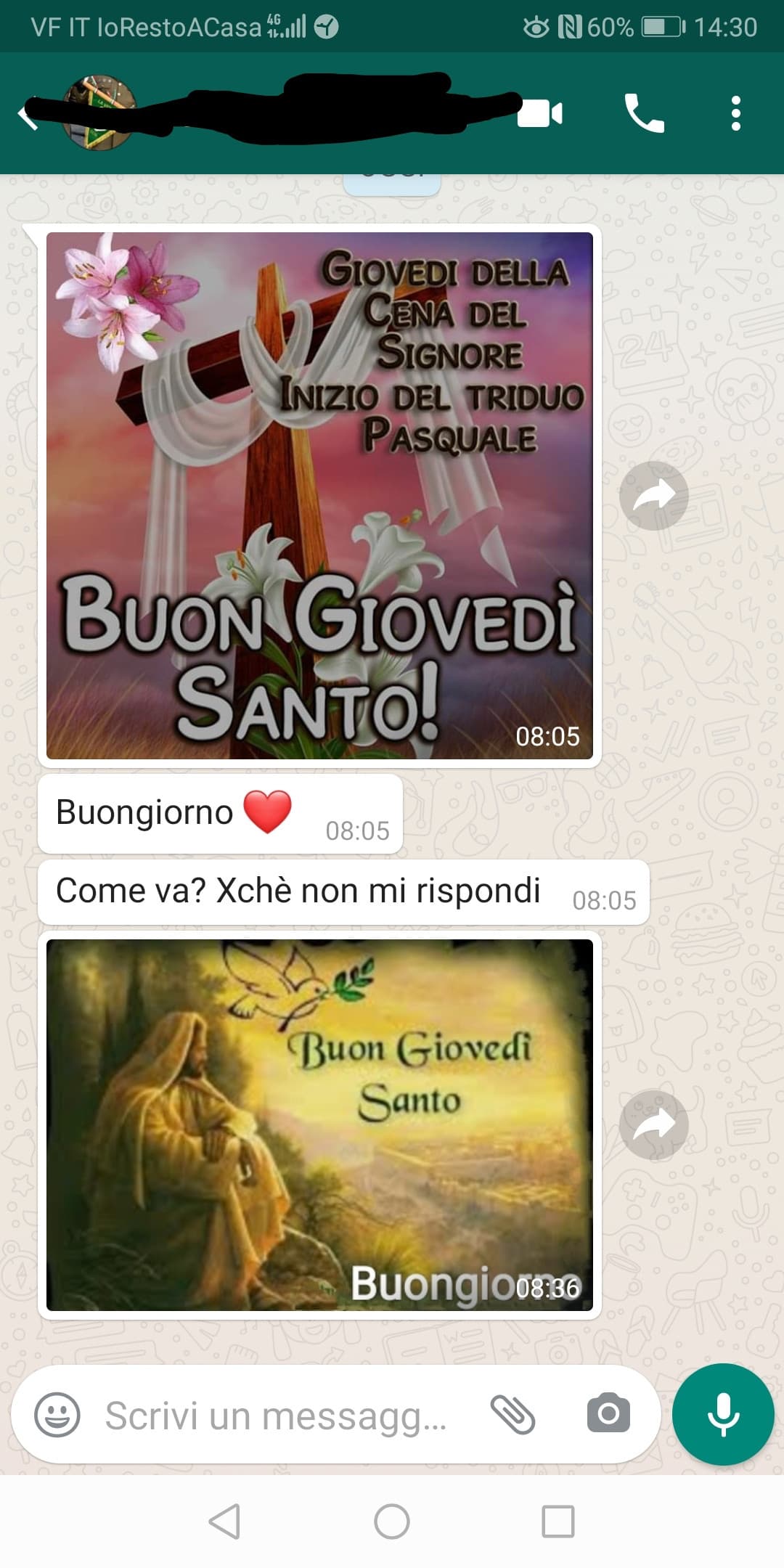 Rendetevi conto che questo qui è un mio aspirante spasimante