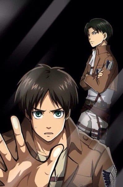 Levi ed Eren intrappolati in un cellulare