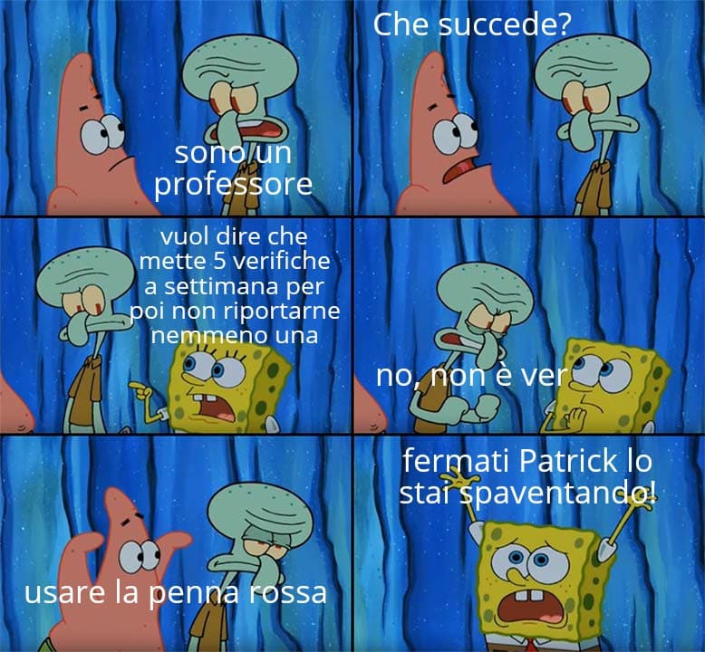 io e i miei compagni di classe abbiamo iniziato a fare meme