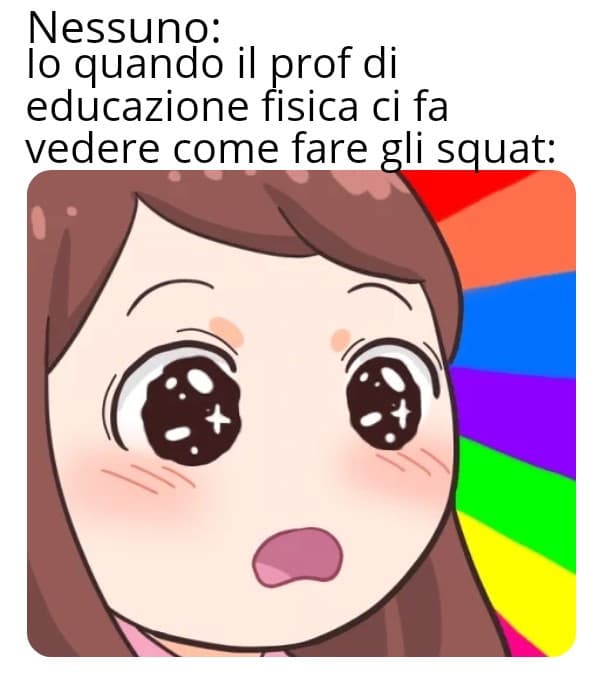 Template con l'arcobaleno scelto non a caso