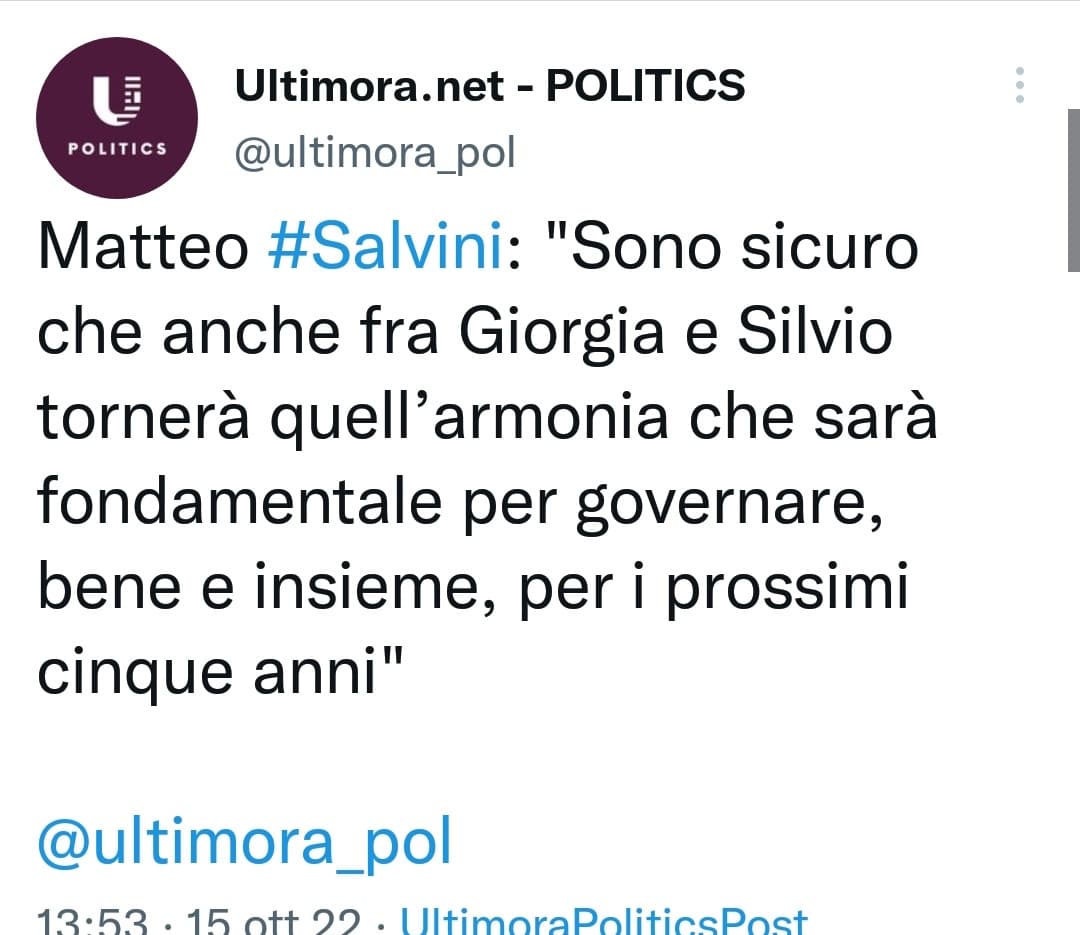 A breve avremo l'ennesima crisi di governo allora 