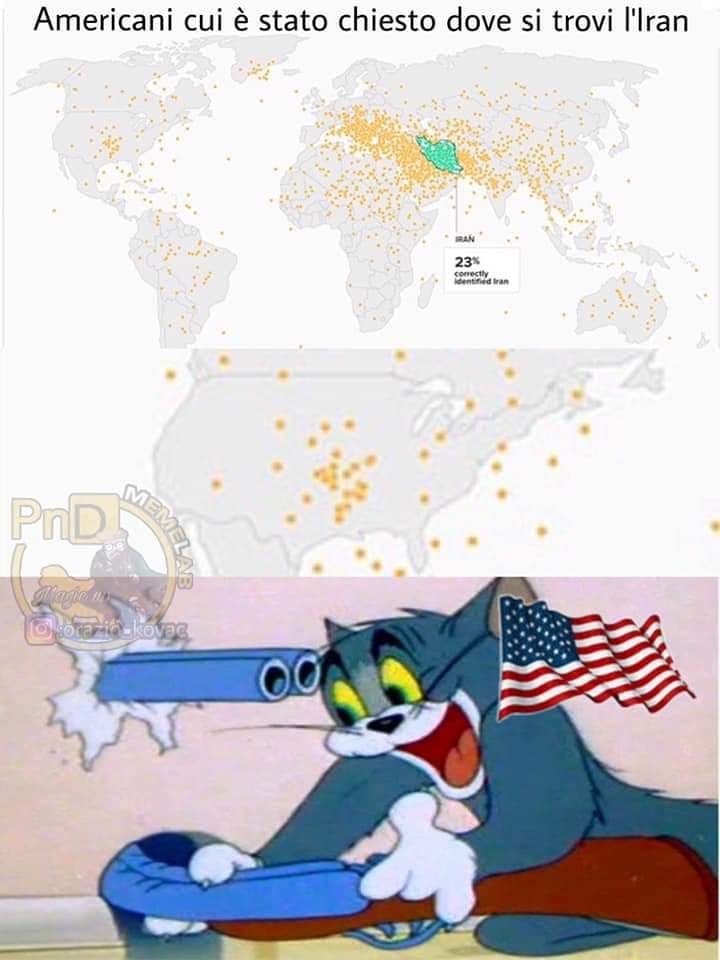 L'ignoranza geografica degli americani mi stupisce