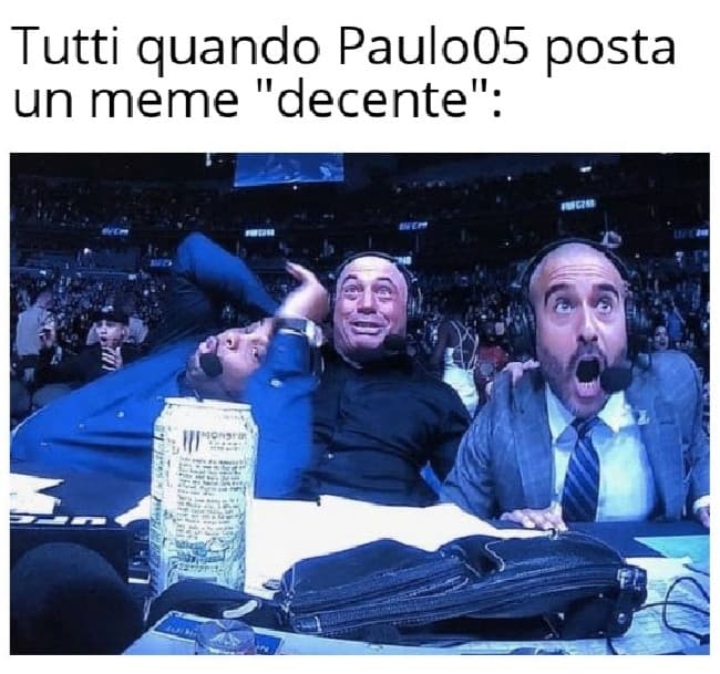 Ah no non è mai successo 