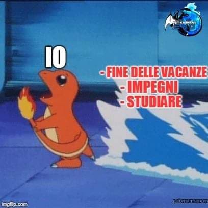 Fine delle  vacanze: io