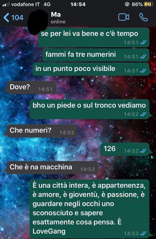 CXXVI nel cuore, 126 LoveGang è vita, grazie. 
Grazie di esistere, CXXVI PER SEMPRE.