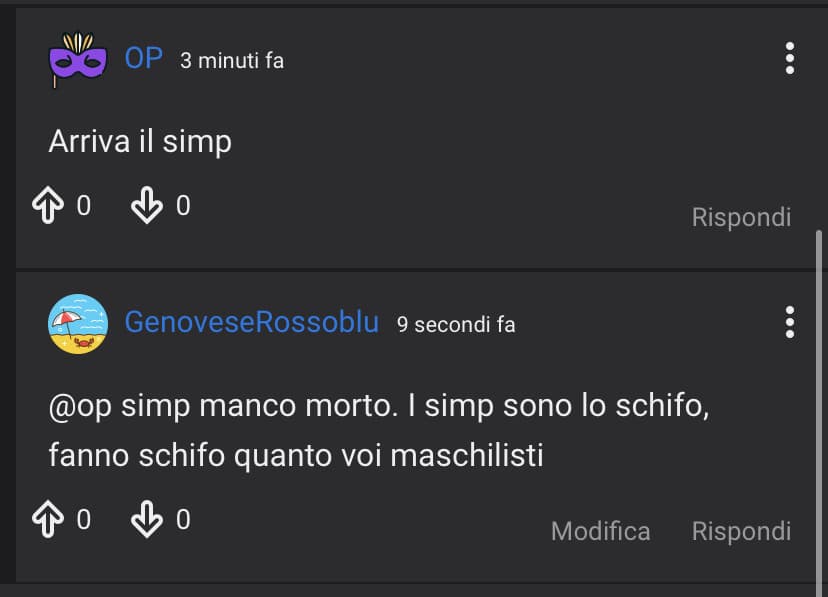 Sono stufo di questa etichetta. 