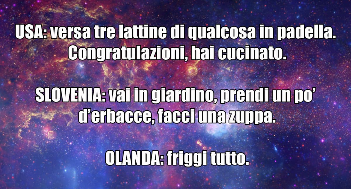 la cucina nel mondo 