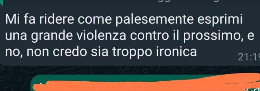 non capisce l'ironia.. ?