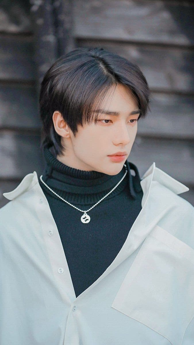 Ma solo a me Hyunjin (foto) da l'impressione di essere un personaggio uscito dagli anime e sembra un vampiro? 