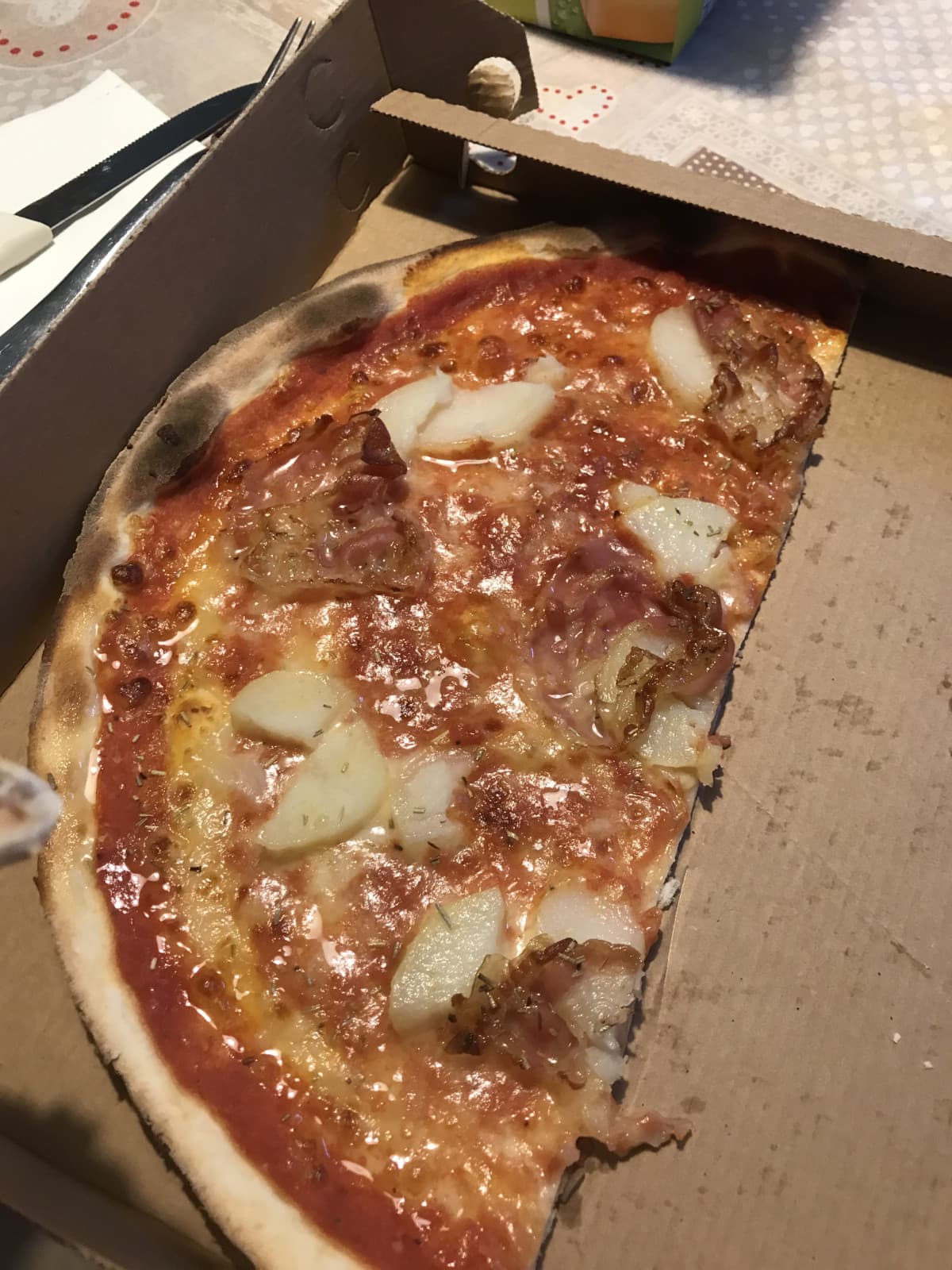 Da quanto che non mangiavo la mia pizza prefeeee