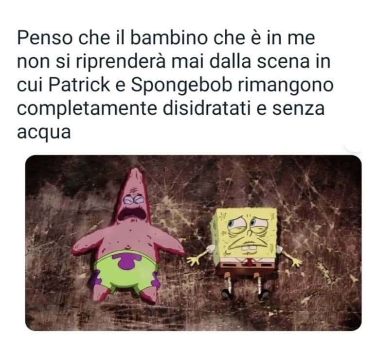 Sono ancora traumatizzata AHAH 