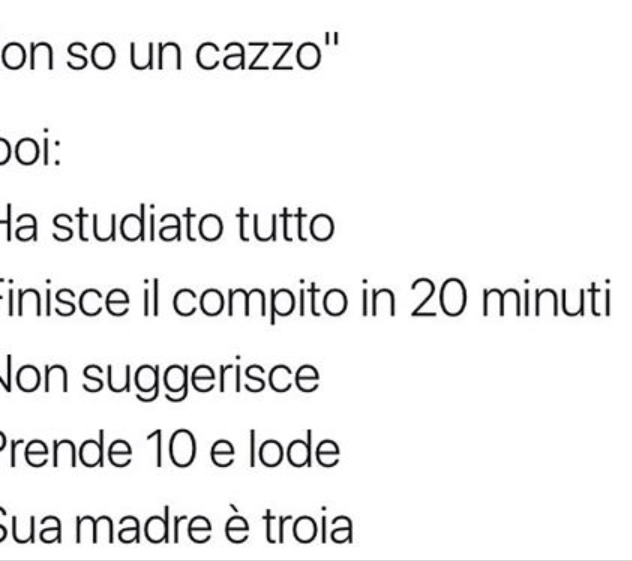 Che fastidio la gente che fa così?