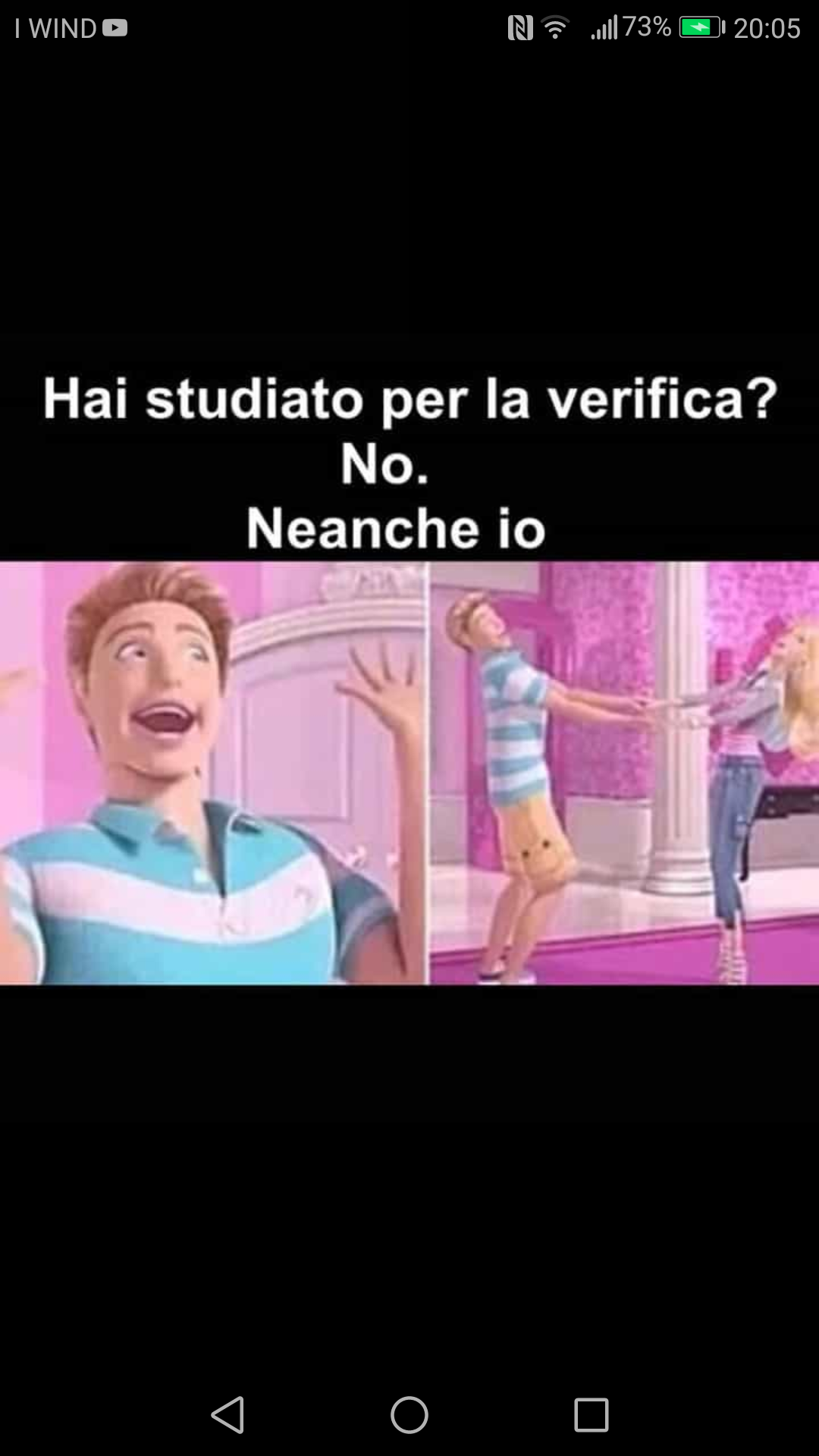 Hai studiato per la verifica? 