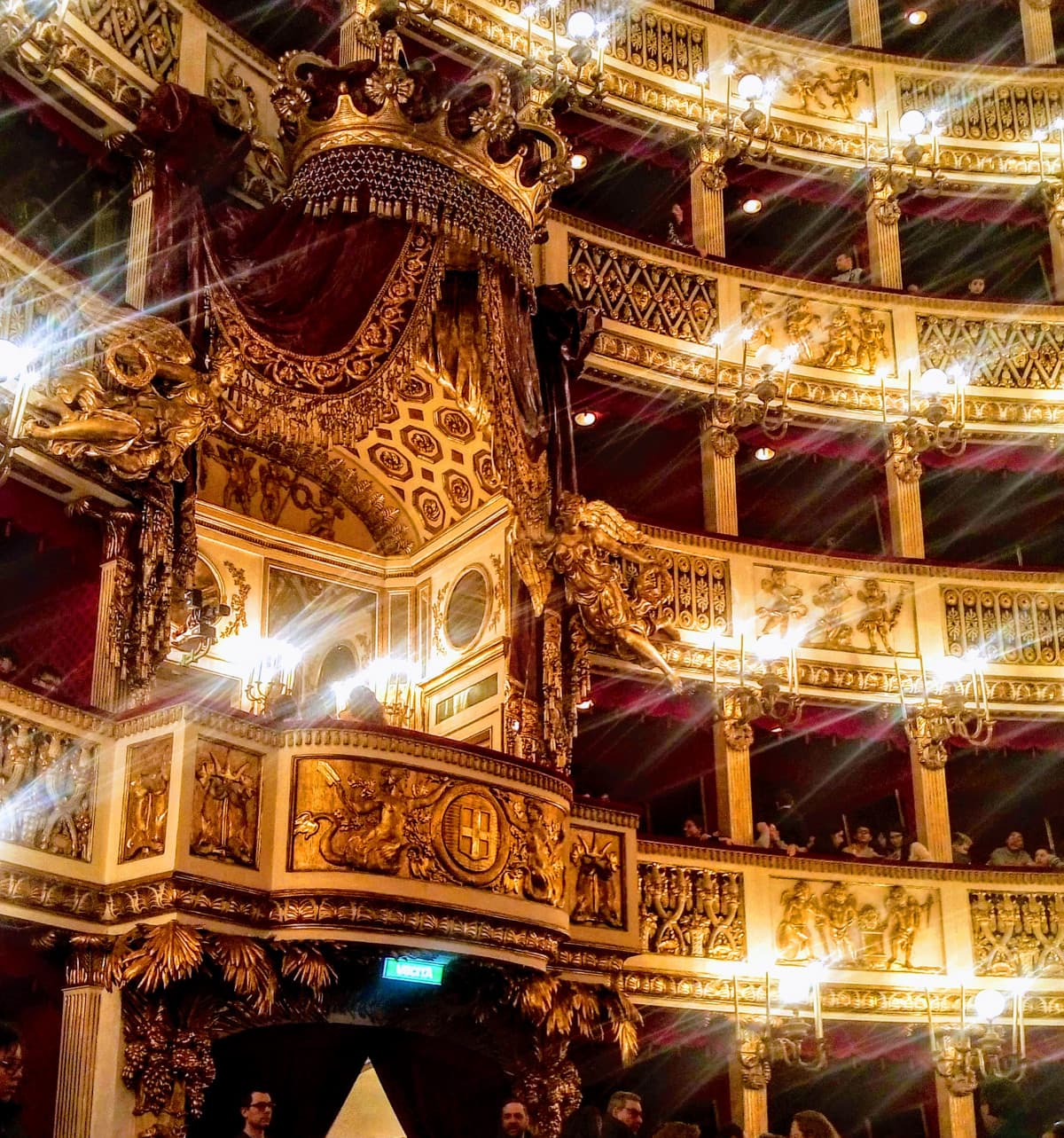 Foto mia fatta al teatro San Carlo di Napoli