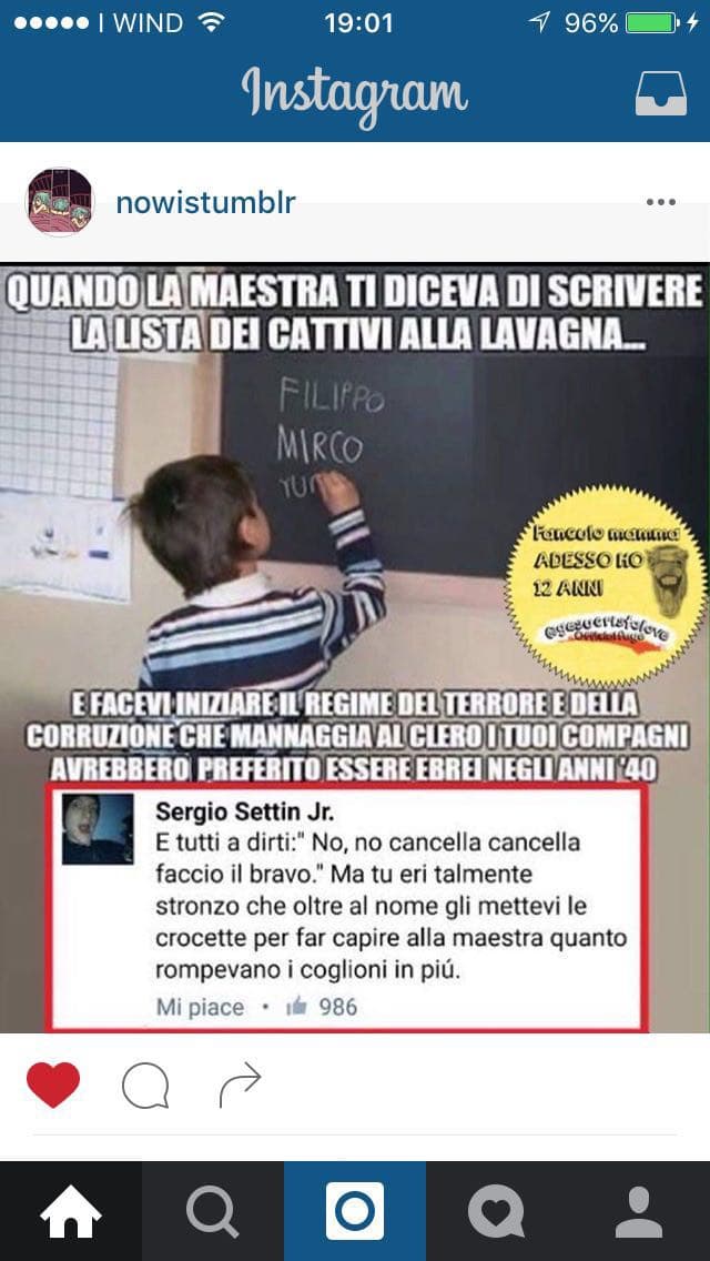 Che ricordi (belli o brutti che siano)