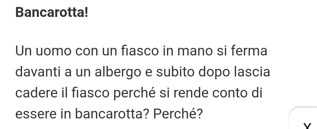 Test pensiero laterale. Lo sapete risolvere (senza barare)?