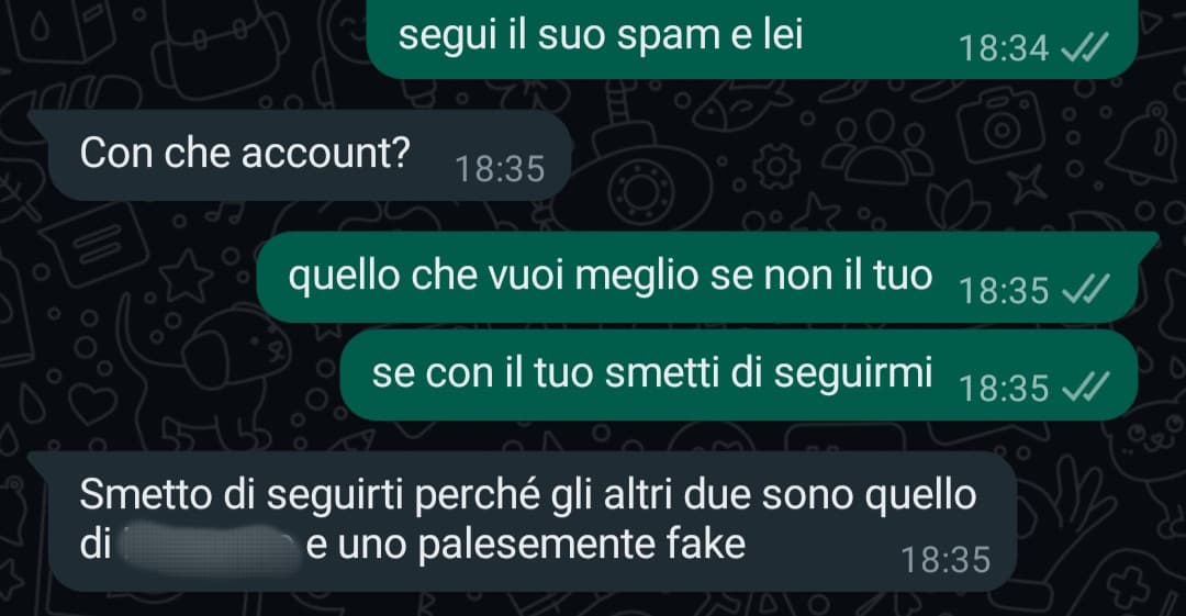 un livello tale di confidenza che. Oggi ho una fame nervosa che veramente mi mangerei i tavoli, addirittura mi sono fatta piacere pane e marmellata ?