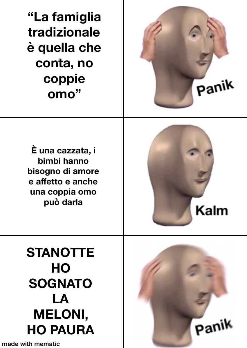 Sono terrorizzata