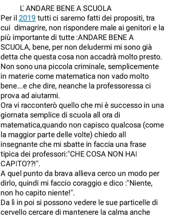 L'ho scritto io, spero vi piaccia e che non sia troppo noioso da leggere ?