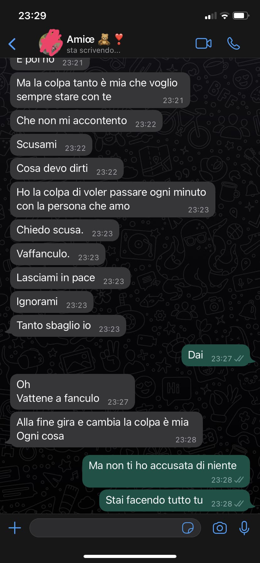 È incazzata