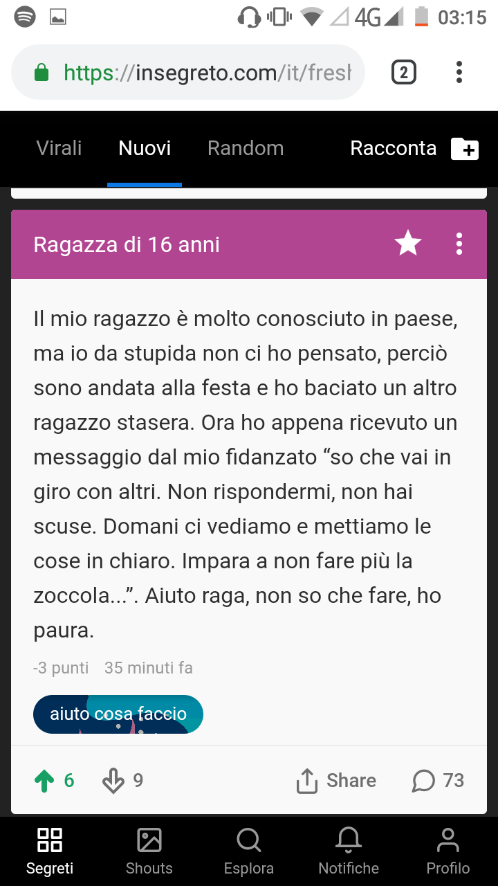 DIO SANTO, C'È STATO UN BACIO E LEI ERA UBRIACA. NON SI PUÒ CONSIDERARE TRADIMENTO, PUTTANA TROIA LA VOSTRA IGNORANZA MI SBALORDISCE