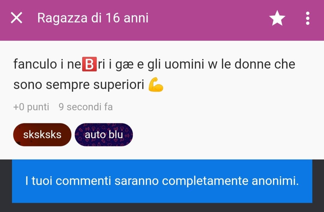 rega scherzo in realtà vi amo tutti quanti