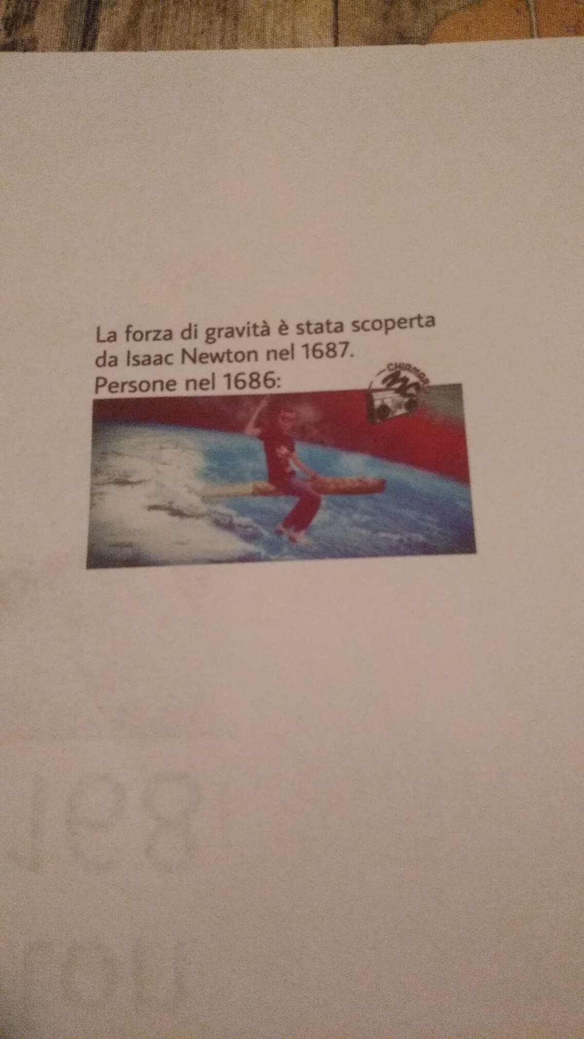 Pronto per darlo al prof di fisica