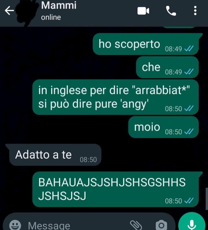 grazie madre bauahahah