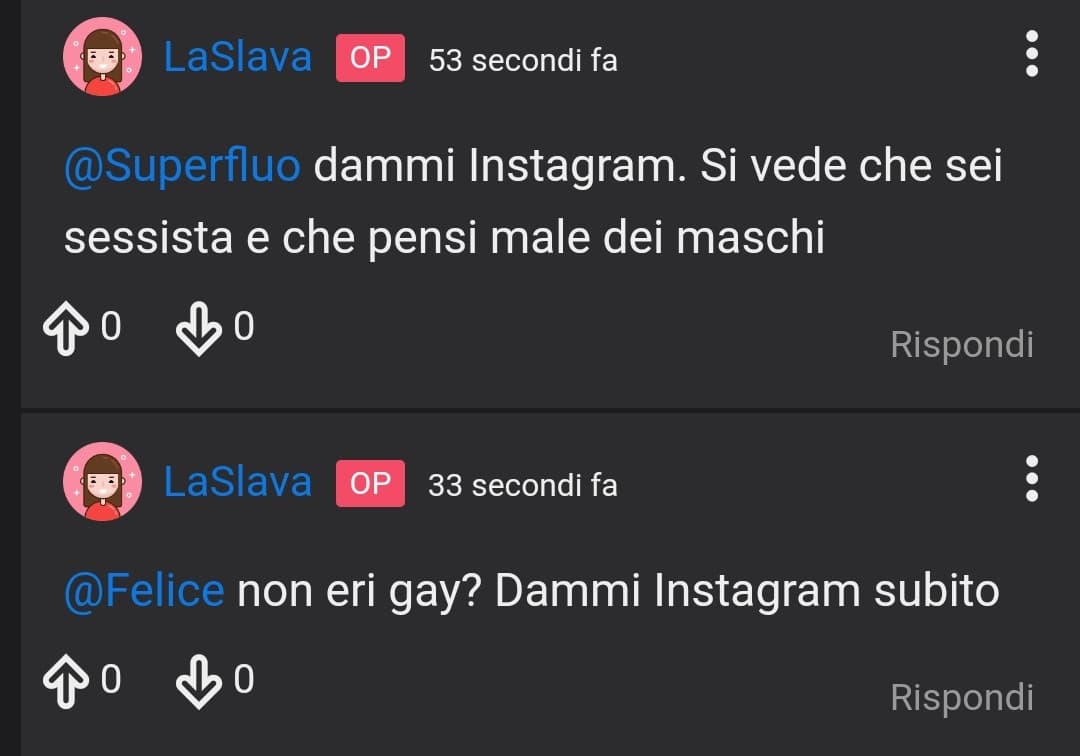 Dicevo che lei è pazza di me ma forse sono io che sono pazzo di lei 