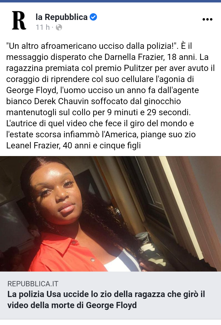 "la polizia usa ha ucciso" 