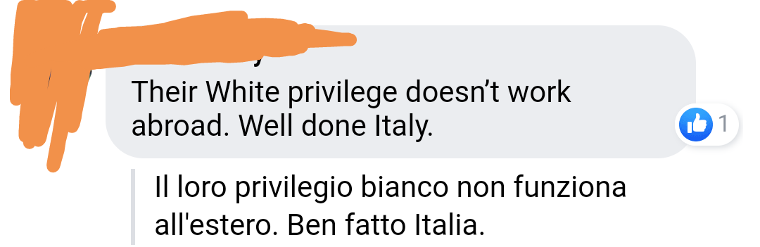 Stavo leggendo della condanna dei due ragazzi americani per la morte di mario cerciello rega sul New York Times, questi due commenti mi hanno fatto calare la depressione