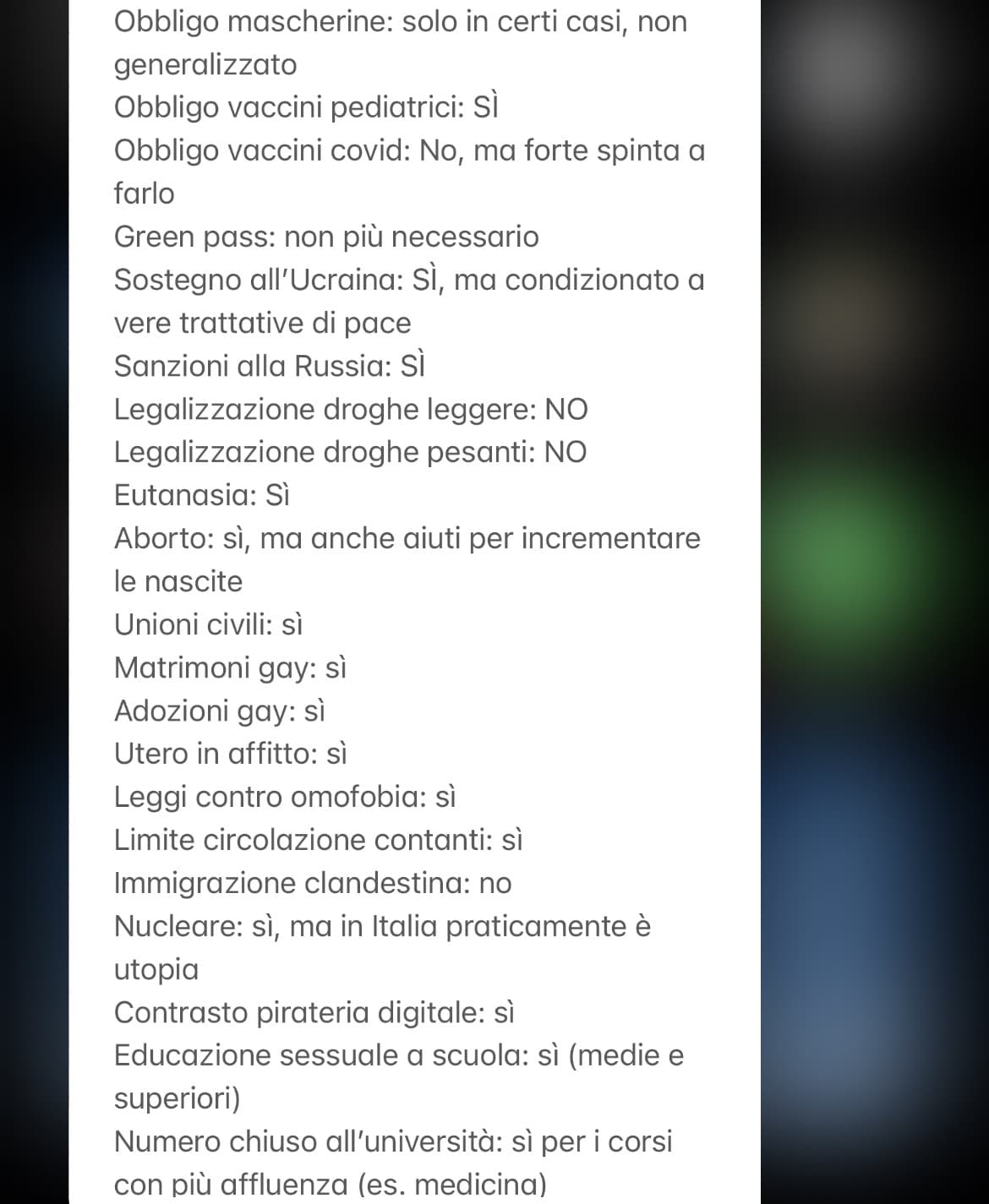 Ho preso ispirazione da Albo. Alcuni punti andrebbero approfonditi e spiegato bene, ma in generale queste sono le risposte secche alle questioni