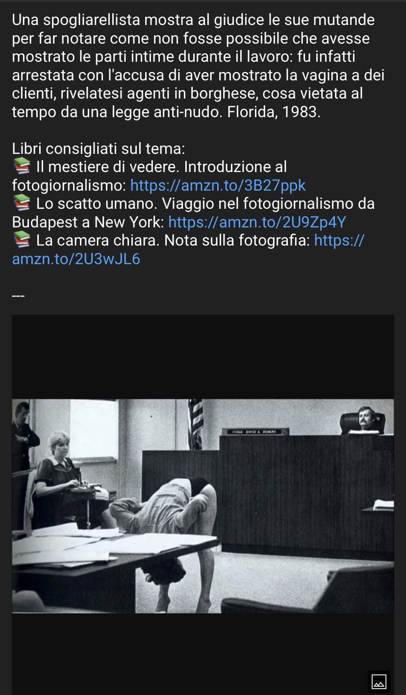 Entri in tribunale e vedi questo, cosa fai?