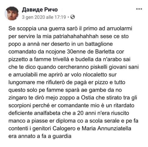 "Sei uno a cui si vuole bene facilmente" chi. Chi. Chiiiiiiii che la gente da me nin vuole sentire manco mezza lamentela che cazzo farebbero così con uno a cui vogliono bene? Non direi