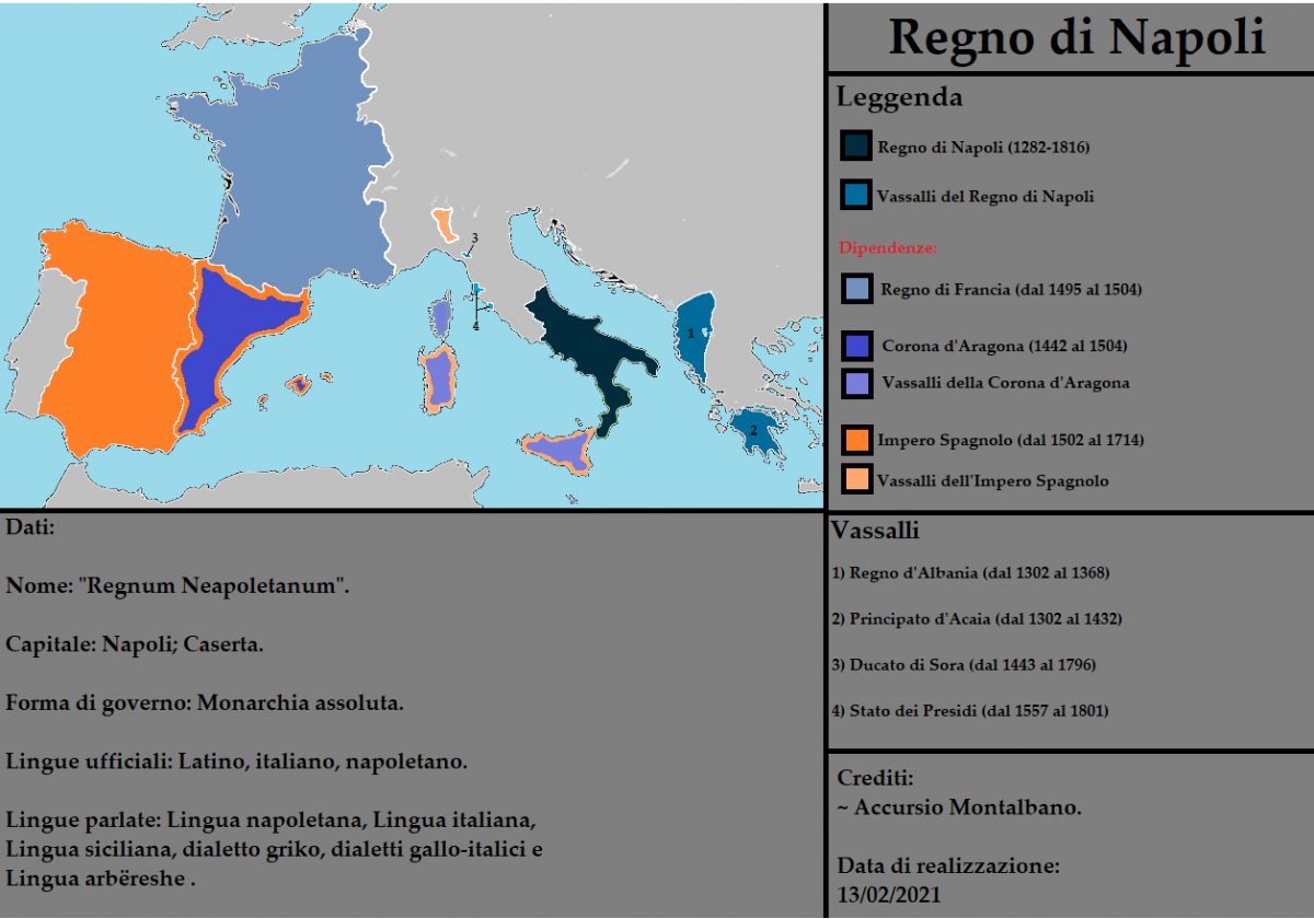 Il Regno di Napoli.