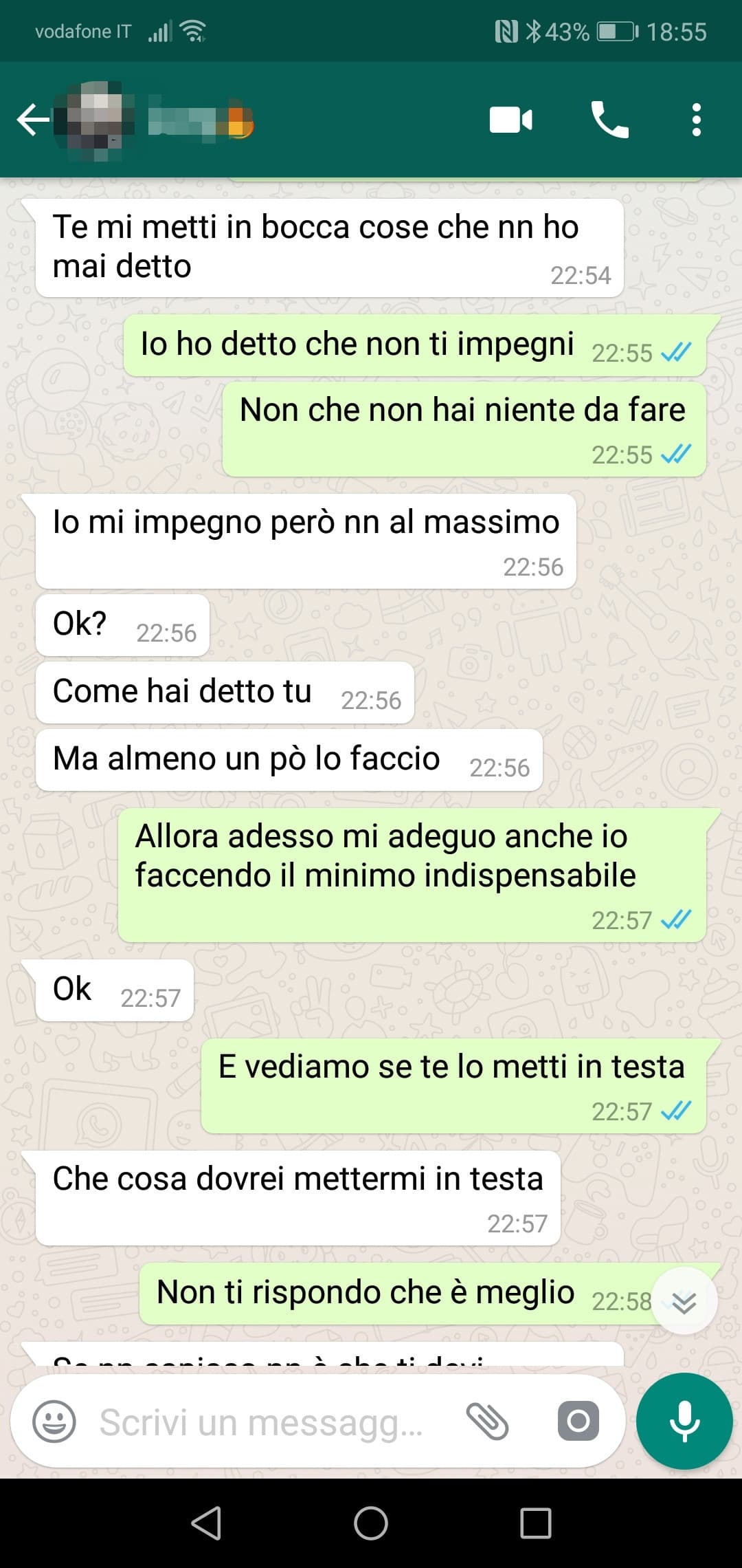 Ed è così che lo ho lasciato... 