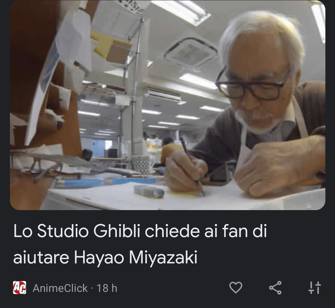 TUTTO PER HAYAO