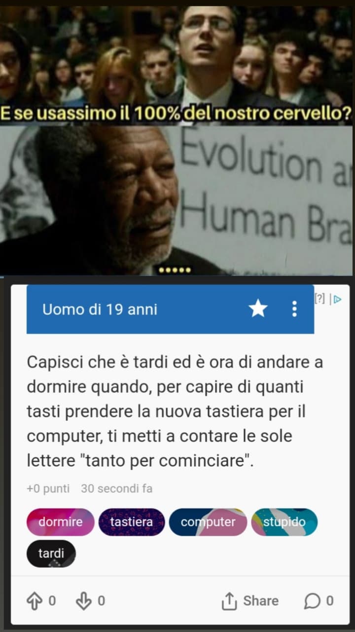 L'ho riletto 4 volte e comunque non l'ho capito 