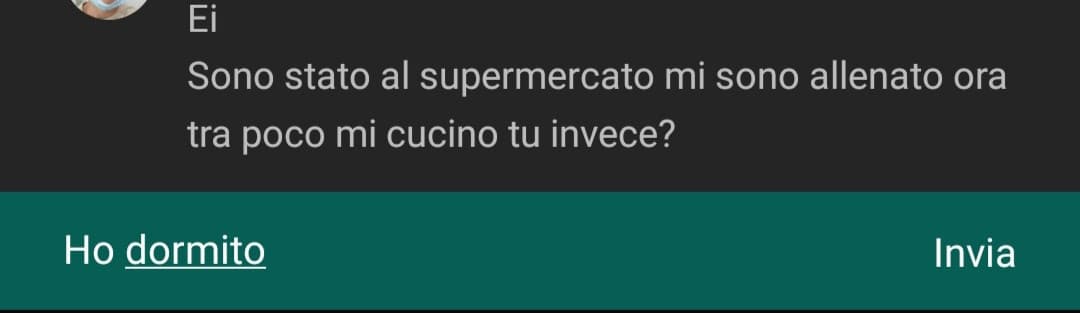 Nah, non invio.