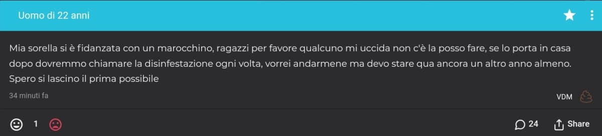 Qualcuno salvi 'sta povera tipa.