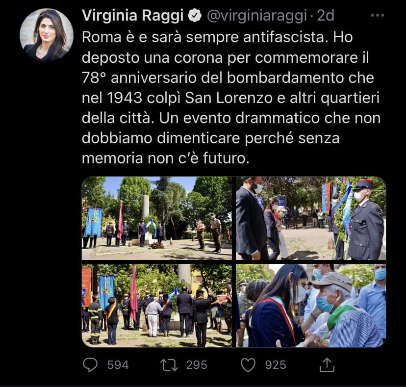 Per la serie “adesso spiegatemi come non dovrei definire *insulto visto che non mi viene in mente uno* chi ha votato questa qua come sindaca di Roma?” 