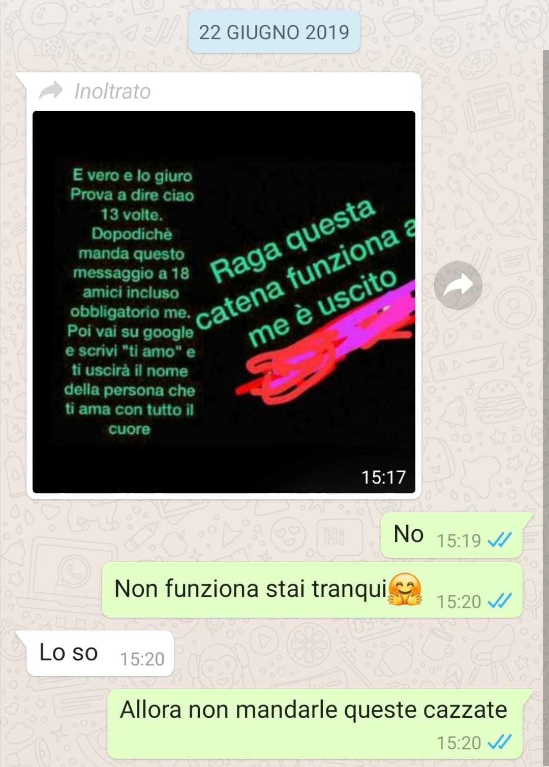 Oddio come ero cattivo nel 2019 HAHAHAH