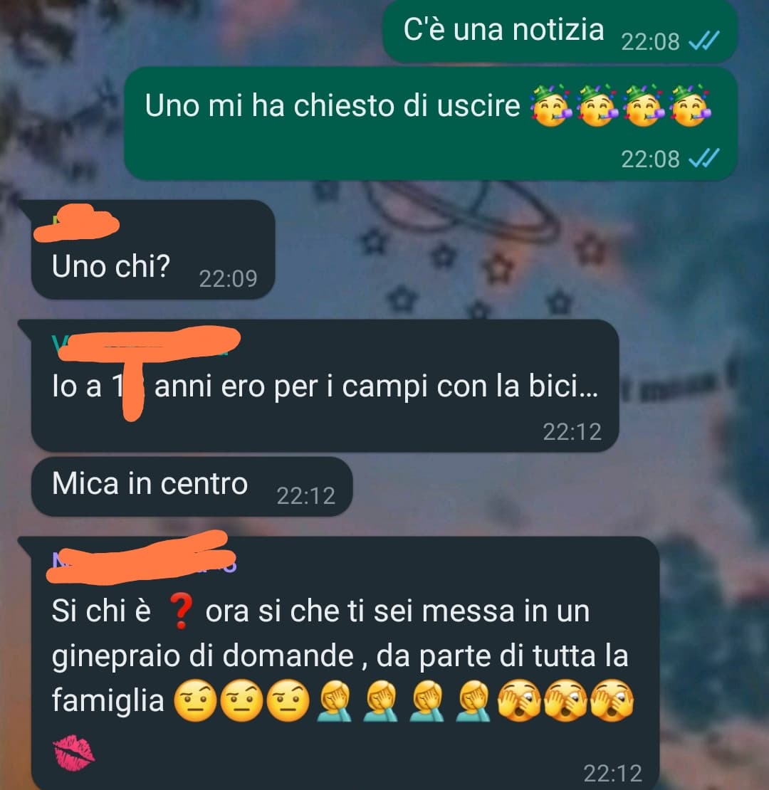 Quando fai il fatale errore di inviare per sbaglio il messaggio al gruppo di famiglia invece che alle tue migliori amiche e puntualmente alcuni erano online???